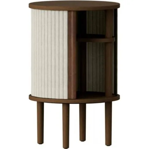 Umage Audacious sidebord - Mørk eg / White sands
