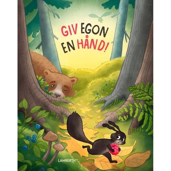 Giv Egon en hånd! – interaktiv børnebog (hardcover)