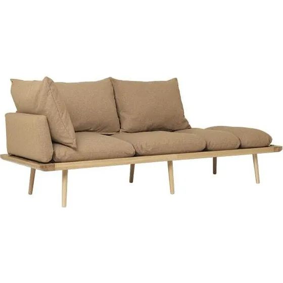 Umage Lounge Around 3-personers sofa - Eg/Sugar Brown