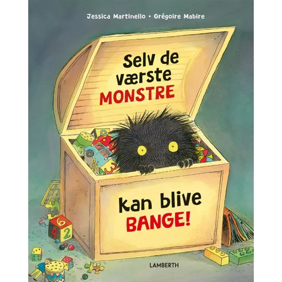 Selv de værste monstre kan blive bange – børnebog (hardcover)