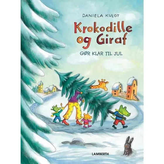 Krokodille og Giraf gør klar til jul - hardcover