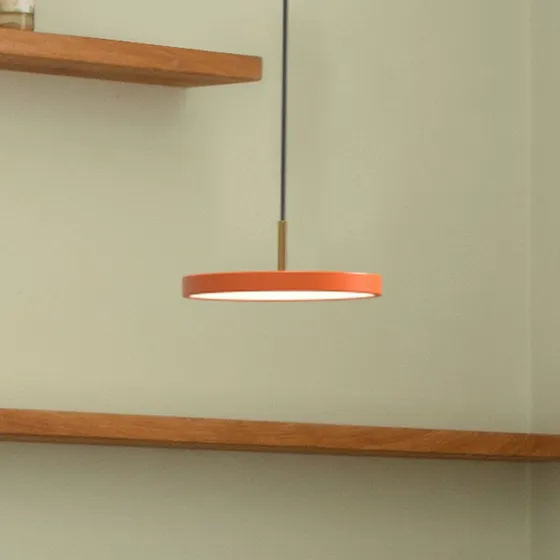 Umage Asteria Micro V2 Pendellampe - Orange/Messing