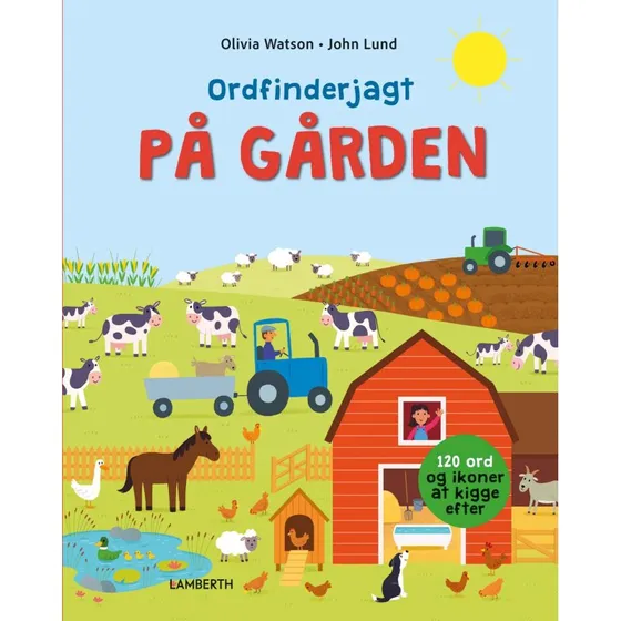 Ordfinderjagt på gården – børnebog (hardcover)