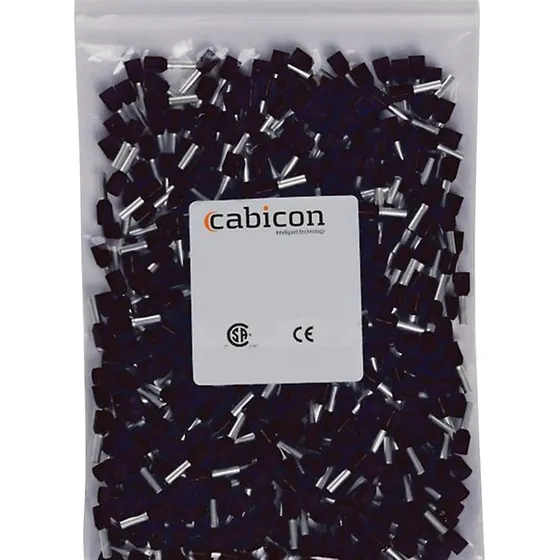 Cabicon Terminalrør 16,00/N isoleret Elfenben