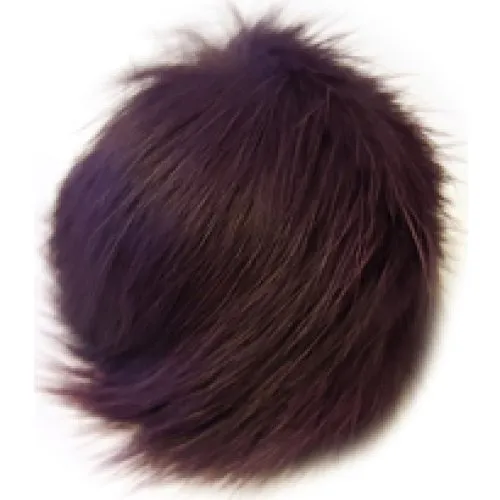 Pompon Kvast Kaninhår 60 mm - Lilla