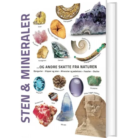 Sten og mineraler – børnebog (hardcover, 359 sider)