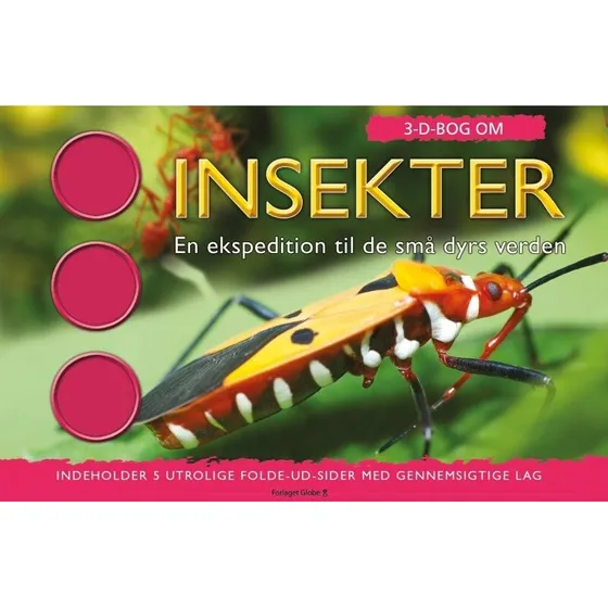 3D-bog om insekter – pop-up børnebog (hardback)