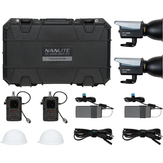 Nanlite FC-120B 2KIT-PT Bi-color Lyssæt med 2 Spotlys