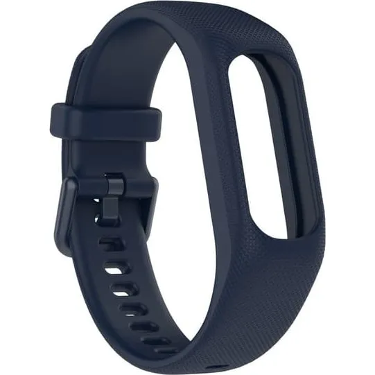 Garmin Vivosmart 5 urrem i struktureret silikone - Marine Blå