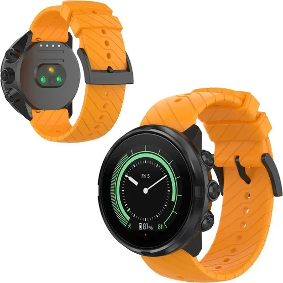 Suunto 9 Silikone Rem - Gul