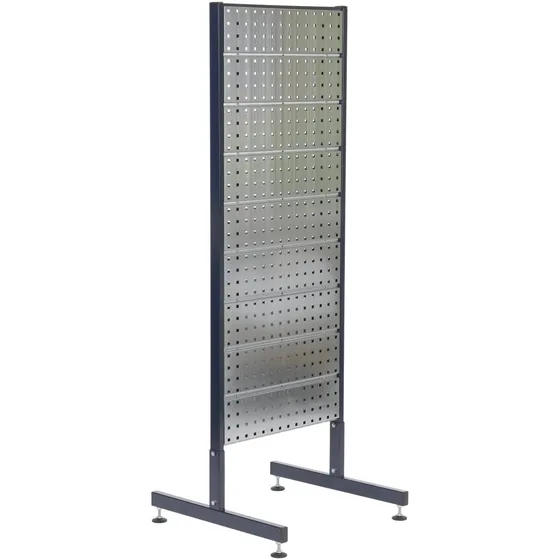 Raaco Clip Stativ med 6 hulplader - Blå 1600x571x570 mm
