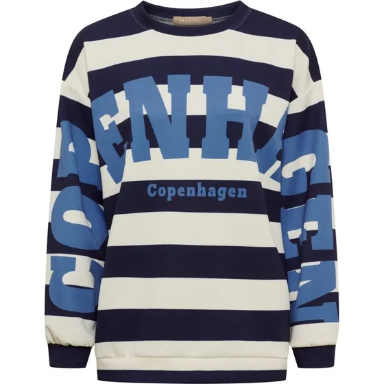 Marta Du Chateau MdcNerina Sweatshirt - Blue/Jeans