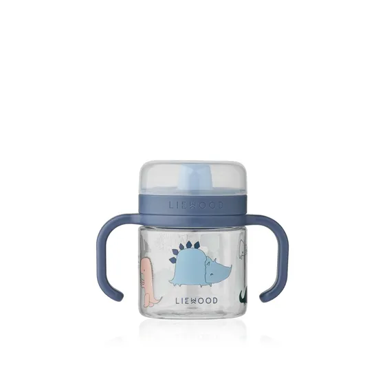 Liewood Kylo Tritan drikkekop med tud - Dino roar/Sandy - 280ml