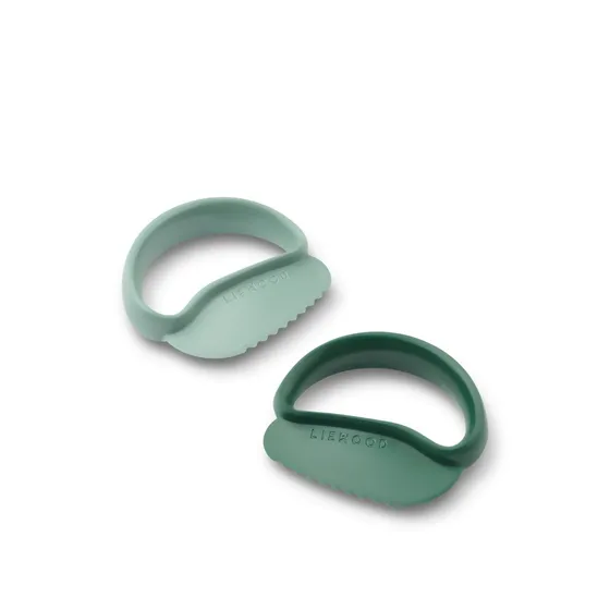 Liewood Riven sikkerhedsskærere til børn - Peppermint/Garden Green