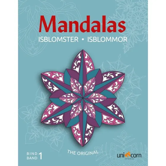 Mandalas med Isblomster - Bind 1 (Malebog)