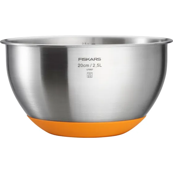 Fiskars Functional Form røreskål i rustfrit stål, 2,5 L