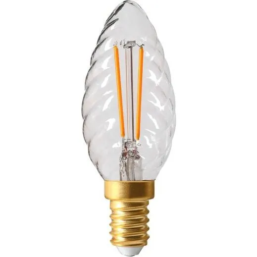 DANLAMP LED Krystalkerte E14 1W 2200K Klar