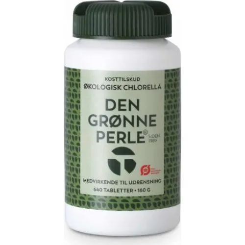 Chlorella Den Grønne Perle - 640 tabletter