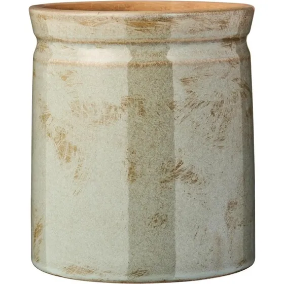 Ib Laursen Skjuler i grå distressed keramik, H:17 cm