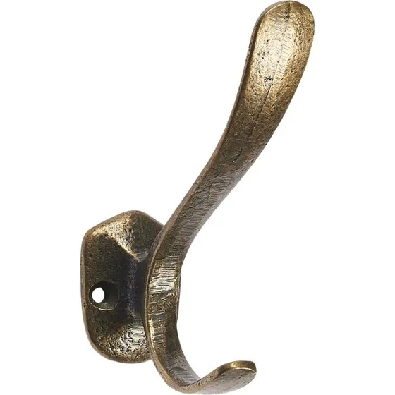 Ib Laursen Dobbeltknage i antik messing - H:10 cm