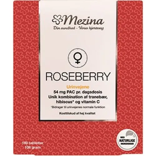 Mezina RoseBerry 180 tabletter