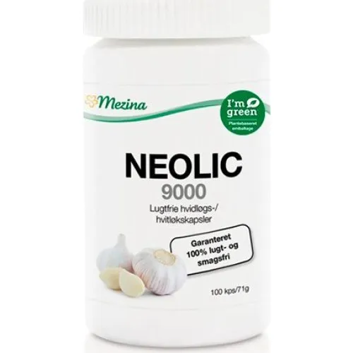 Mezina Neolic 9000 - Japansk hvidløgsekstrakt (100 kapsler)