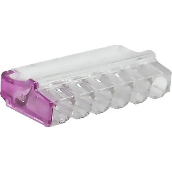 Unite Samlemuffe 6x0,5-2,5 mm2 Lilla