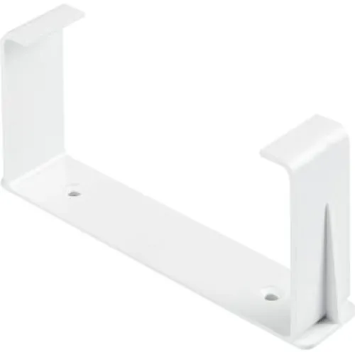 Kanalholder beslag 75 x 150 mm Hvid PVC