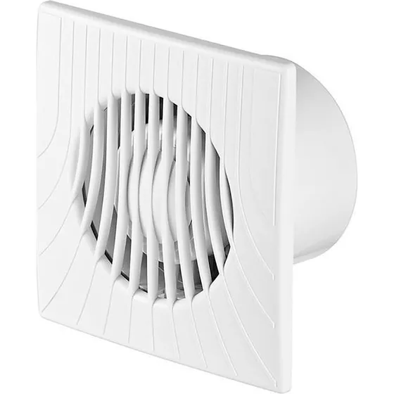 Unite WA Ventilator Ø100 hvid med fast frontpanel