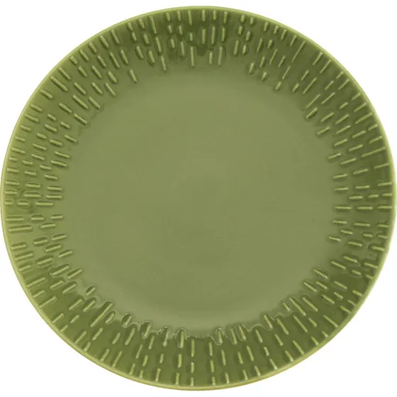 Aida Confetti desserttallerken 21 cm, Olive