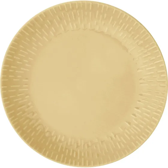 Aida Confetti tallerken 24 cm, Mustard