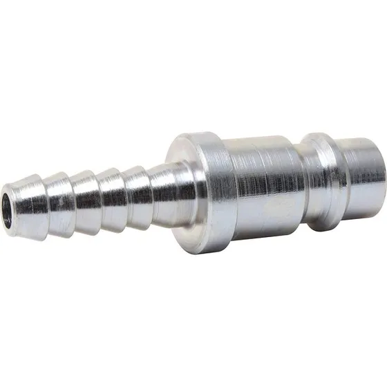 KGK Nippel med 6 mm slangestuds - Nikkelbelagt messing