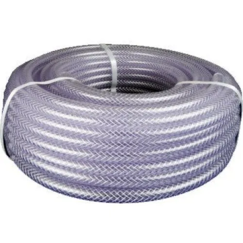 KGK Klar PVC-slange armeret 3/8" 10x15mm - 50 mtr.