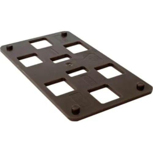 Knudsen K-Klods 45C Justerbrik, 2 x 45 x 80 mm, Brun, 500 stk.