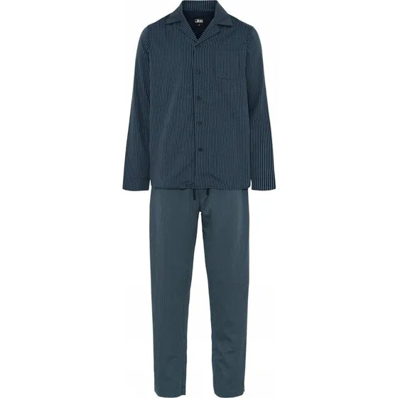 JBS Pyjamas i 100% bomuldssatin til herre - Multifarvet