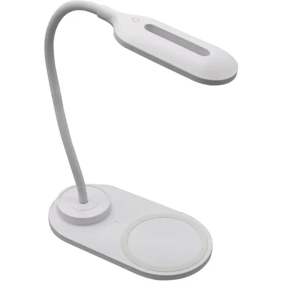 Denver LQI-55 LED-lampe m/ trådløs oplader 5W (2700-6500K)