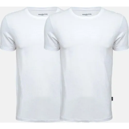 ProActive T-shirt 2-pak i hvid bambusviskose - 2XL