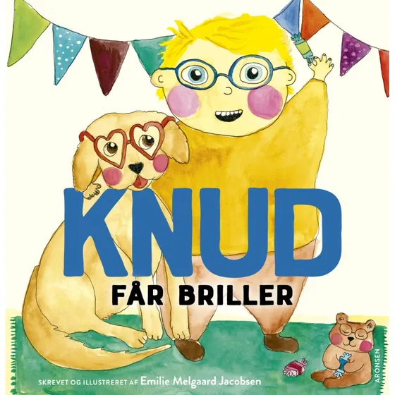 Knud får briller - børnebog (hardcover)
