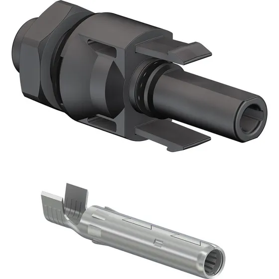 Stäubli Solcelle hunstik 1500V 45A MC4 4-6mm² PV-ADBP4-S2/6-UR
