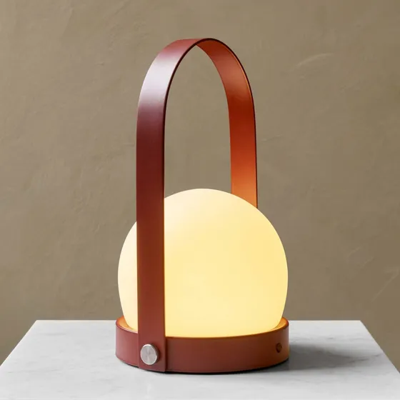 Audo Copenhagen Carrie Portabel Bordlampe - Burned Red