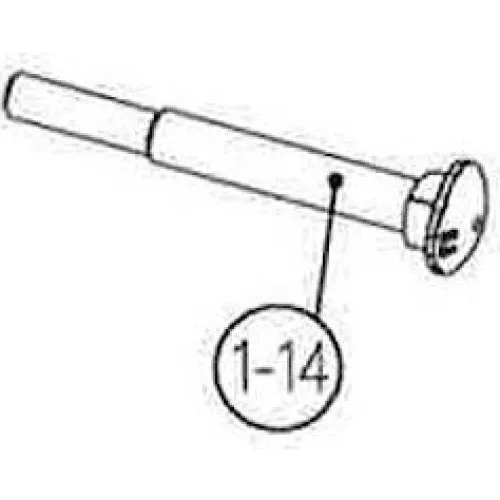 BuzzRack Carriage Bolt M12x105mm