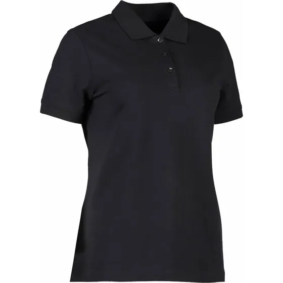 ID Økologisk Poloshirt til Dame - Sort