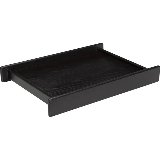 Hübsch Less Bakke Sort - 42x33x6 cm