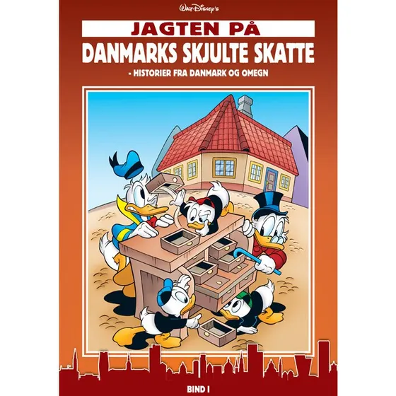 Jagten på Danmarks skjulte skatte – tegneserie hardback