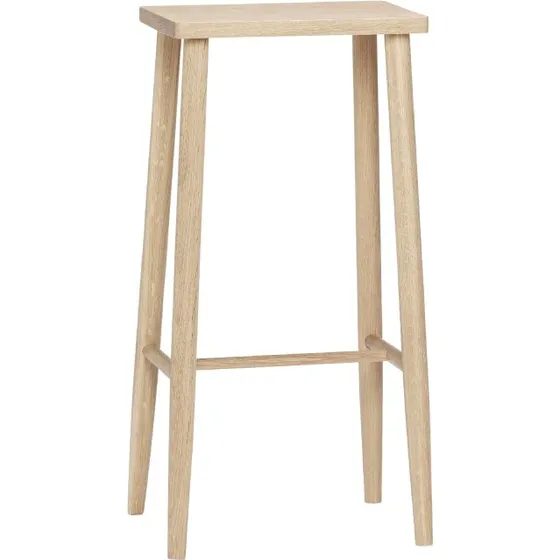 Hübsch Folk Barstol i Eg - Natur - 72 cm