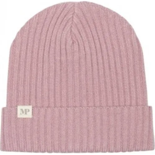 MPkids Uppsala Beanie - Strikket uldmix hue i Zephyr Rose