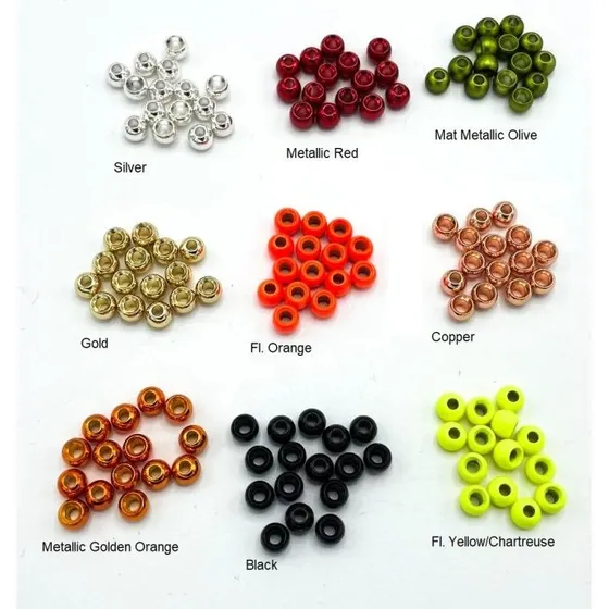 Futurefly Messingperler - Metallic Golden Orange - 5mm