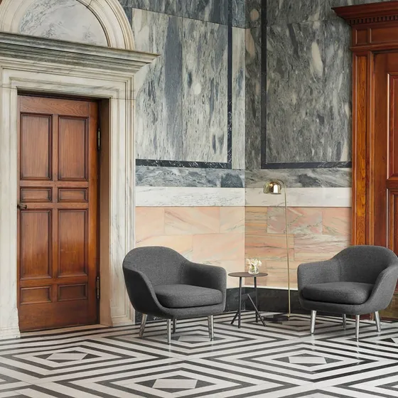Normann Copenhagen Grant Gulvlampe i Messing