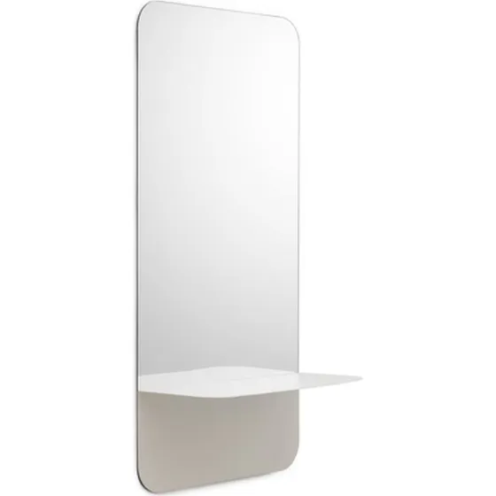 Normann Copenhagen Horizon Spejl Lodret Hvid 80x40 cm