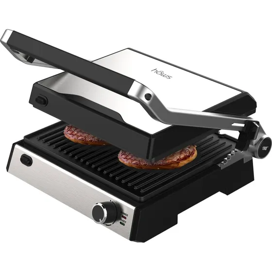 Hâws CG2000 Møn Proff bord-/paninigrill, rustfri/sort